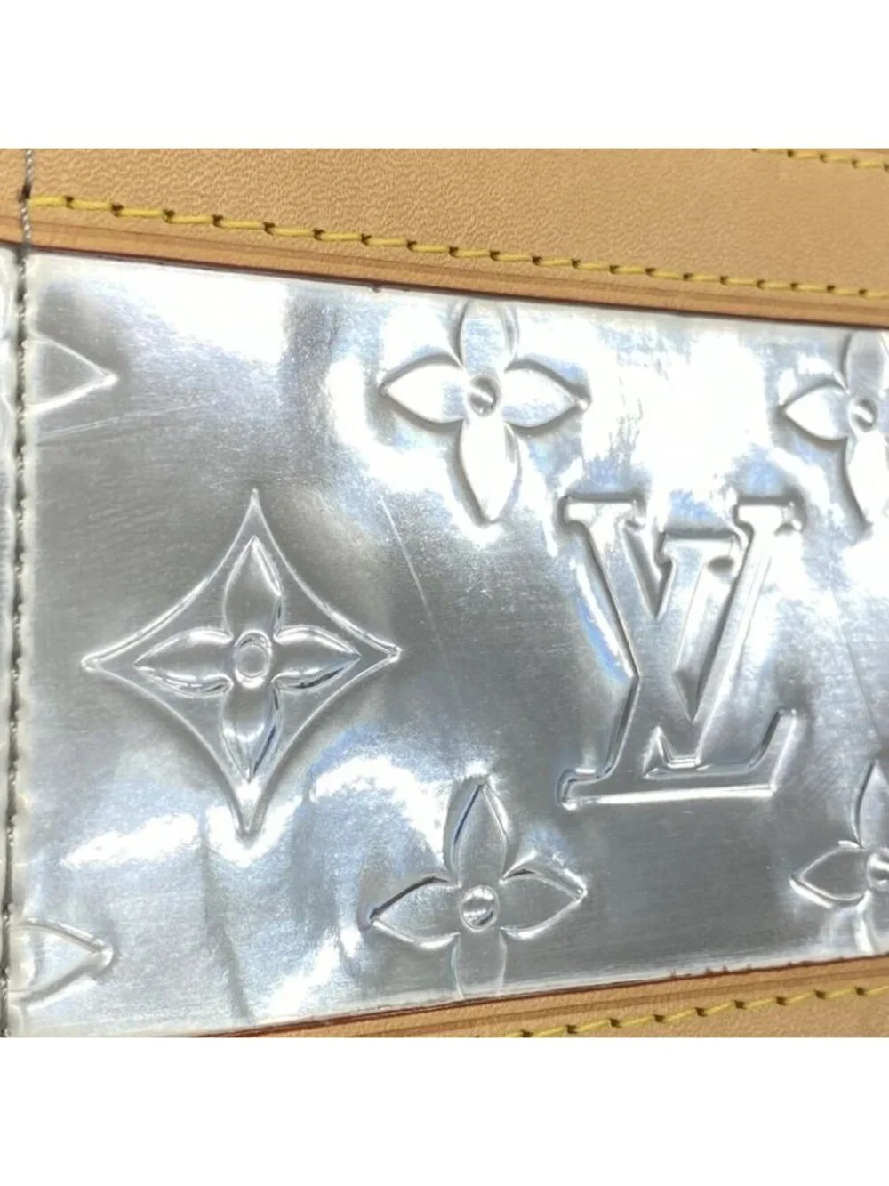 Louis Vuitton Clutch Monogram Mirror Trunk Pochette Silver - Picture 6 of 8